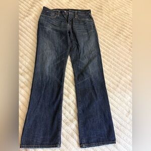 GAP Men's Relaxed Fit Dark Blue Jeans ,Y2K 100% cotton ,30x32